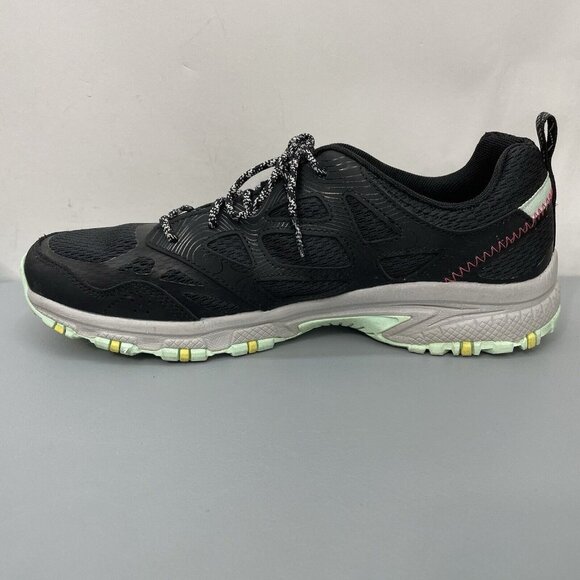Skechers Hillcrest Pure Escapade Sneakers Shoes Trail Running Black Womens 11 - Picture 12 of 14